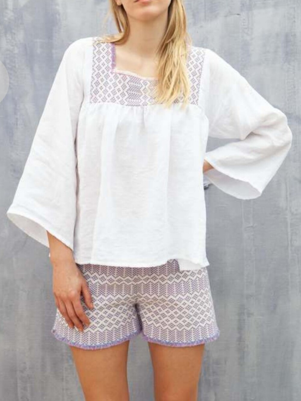 Nina Leuca Corona Top White Size M*